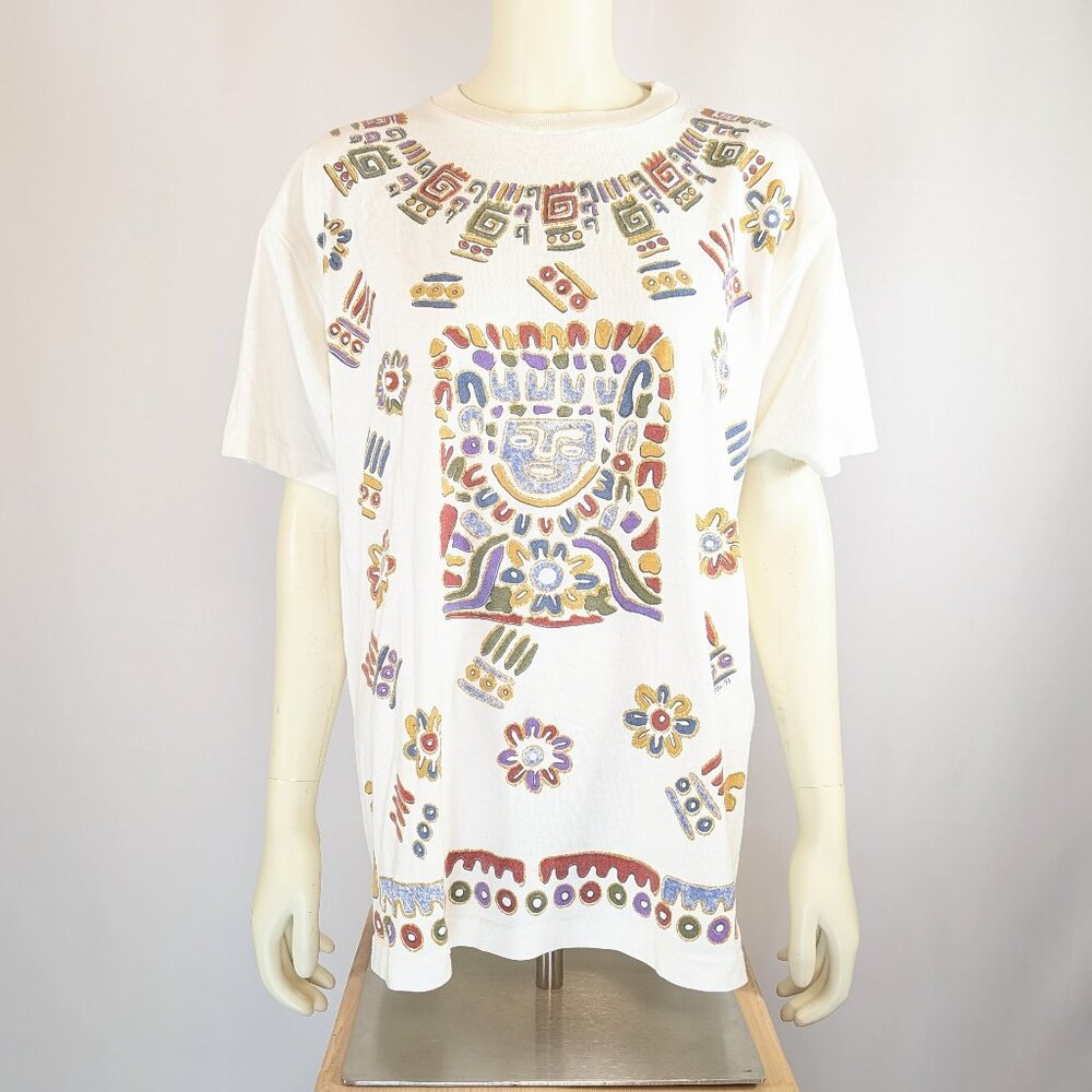 1990s Aztec KWBL tshirt